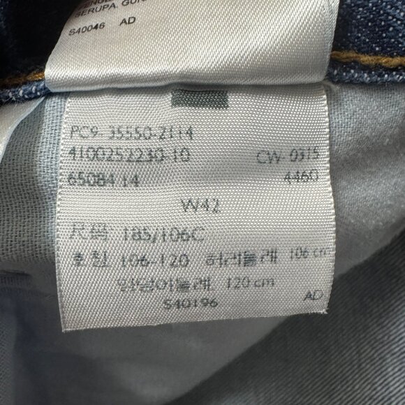 Levi's 550 Jean Shorts Men's 42 Medium Wash Relaxed Fit Denim Jorts - Picture 2 of 10